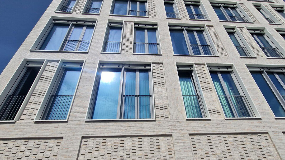 Detailansicht einer Fassade