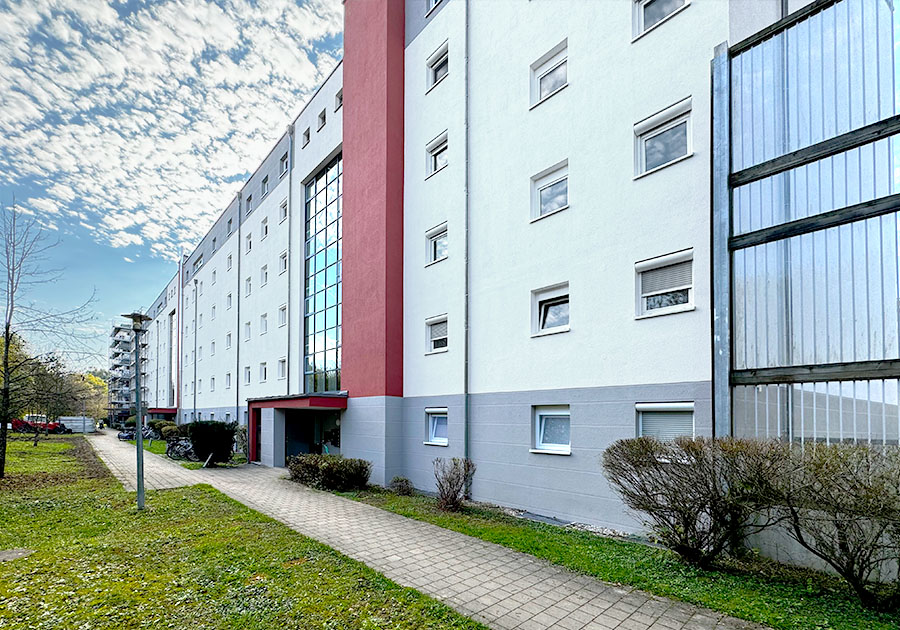 Abbildung einer sanierten Fassade