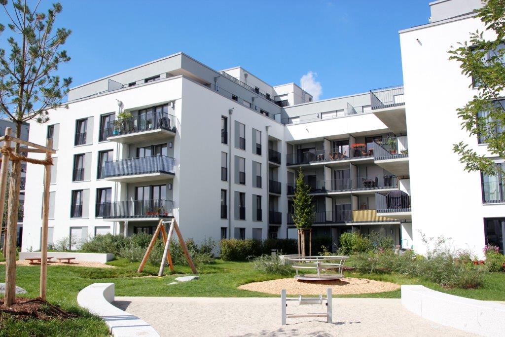 Abbildung wärmegedämmtes Gebäude
