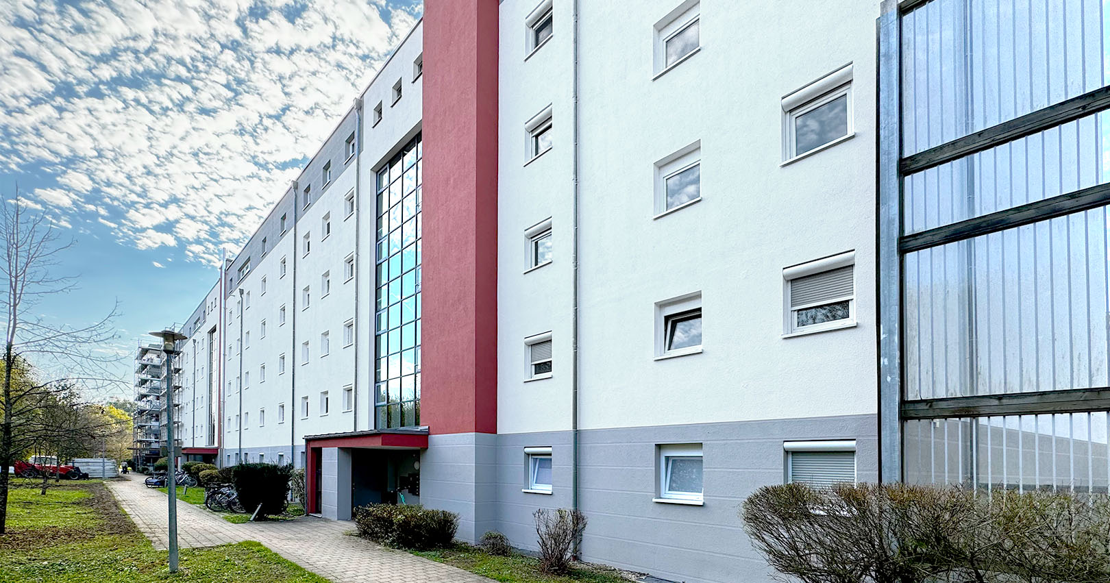 fassade_wohngebaeude Abbildung der Fassade eines Wohngebäudes