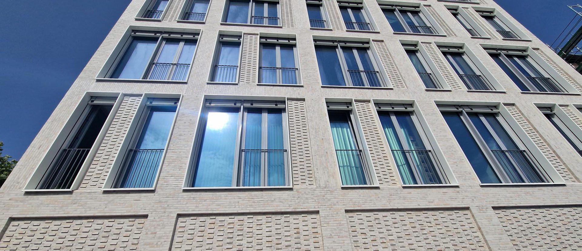 Detailansicht einer Fassade