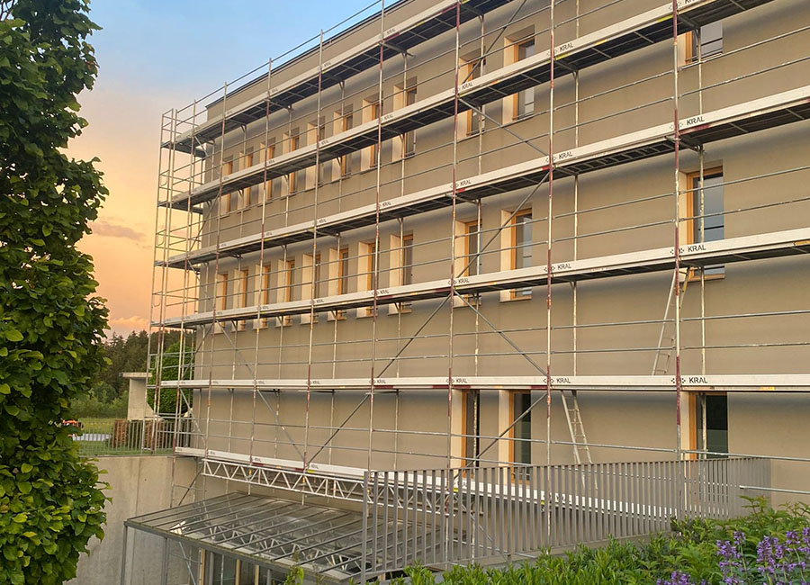 Gerüstbau Detailansicht