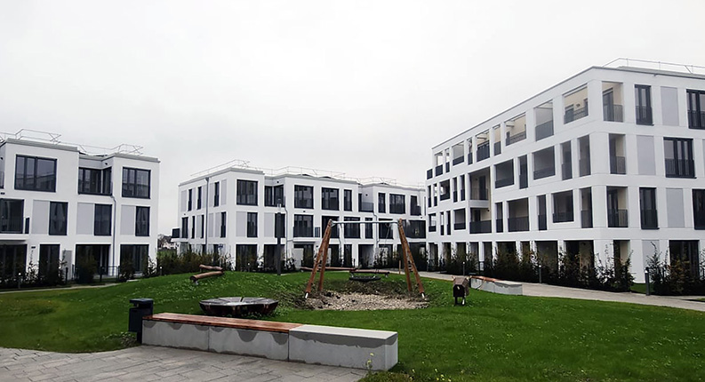 Abbildungen eines Wohnkomplexes