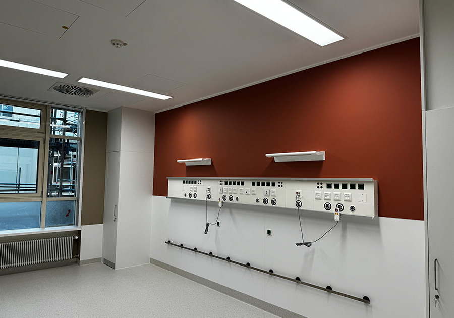 Abbildung Malerarbeiten in der Klinik